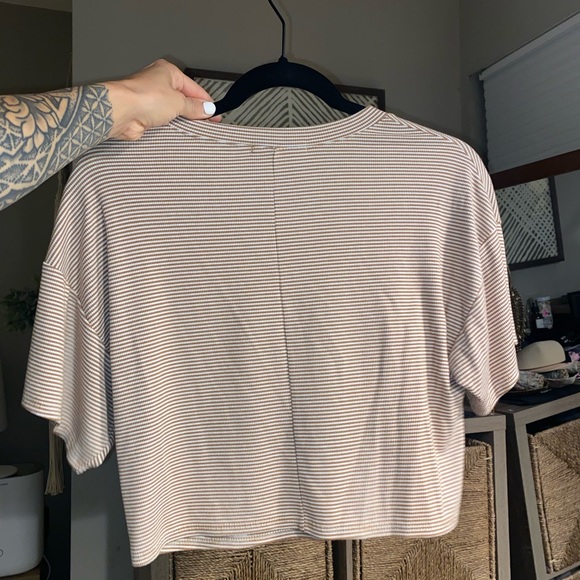 Striped crop tee - Picture 2 of 2